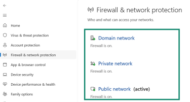Ensure your Windows firewall is on or toggle it on.